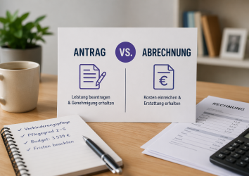 Antrag vs. Abrechnung in der Verhinderungspflege: Der Unterschied einfach erklärt