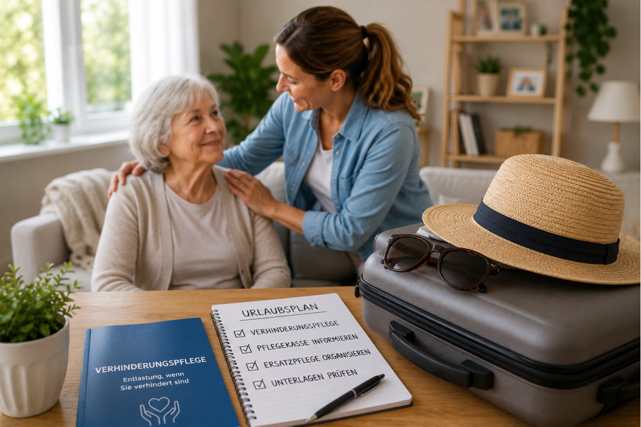 Wer übernimmt die Pflege im Urlaub? Lösungen für pflegende Angehörige