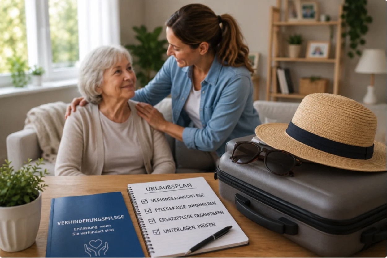 Wer übernimmt die Pflege im Urlaub? Lösungen für pflegende Angehörige